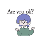 ウルフカットのうる美ちゃん（個別スタンプ：9）