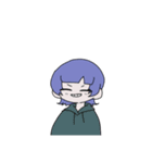 ウルフカットのうる美ちゃん（個別スタンプ：11）