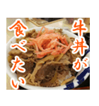 【牛丼専用】牛丼が食べたい（個別スタンプ：1）