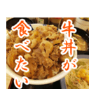 【牛丼専用】牛丼が食べたい（個別スタンプ：9）