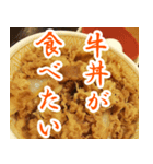 【牛丼専用】牛丼が食べたい（個別スタンプ：16）