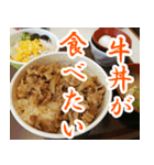 【牛丼専用】牛丼が食べたい（個別スタンプ：18）