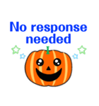 ハロウィン English phrases pumpkin 2（個別スタンプ：4）