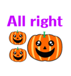 ハロウィン English phrases pumpkin 2（個別スタンプ：11）