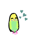 ほぼ、毎日使える手書きインコスタン2（個別スタンプ：4）