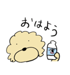 愛犬ぷぷたんの日常タメ口なスタンプ（個別スタンプ：1）