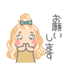 かわいい くせっ毛の女の子（個別スタンプ：8）