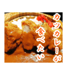 【カレー専用】カツカレー食べたい（個別スタンプ：4）