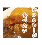 【カレー専用】カツカレー食べたい（個別スタンプ：8）