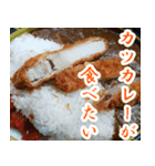 【カレー専用】カツカレー食べたい（個別スタンプ：10）