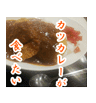 【カレー専用】カツカレー食べたい（個別スタンプ：11）