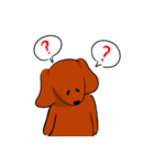ハッピーわんわんダックス（個別スタンプ：6）