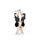 Cheerleaders 2 (Go Pink)（個別スタンプ：3）