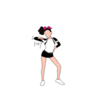 Cheerleaders 2 (Go Pink)（個別スタンプ：4）