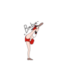 Cheerleaders 2 (Go Pink)（個別スタンプ：6）