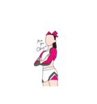 Cheerleaders 2 (Go Pink)（個別スタンプ：8）