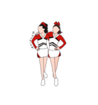 Cheerleaders 2 (Go Pink)（個別スタンプ：15）