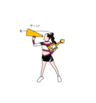 Cheerleaders 2 (Go Pink)（個別スタンプ：17）