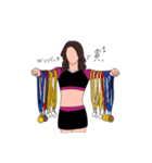 Cheerleaders 2 (Go Pink)（個別スタンプ：24）