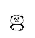 動きたくないぱんだ（個別スタンプ：1）