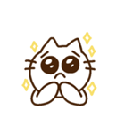 ゆるシンプルなねこ(LINEスタンプの日)（個別スタンプ：8）