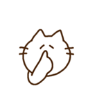 ゆるシンプルなねこ(LINEスタンプの日)（個別スタンプ：23）