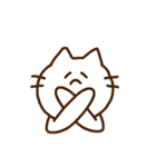 ゆるシンプルなねこ(LINEスタンプの日)（個別スタンプ：26）