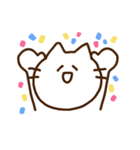 ゆるシンプルなねこ(LINEスタンプの日)（個別スタンプ：28）