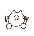 ゆるシンプルなねこ(LINEスタンプの日)（個別スタンプ：33）