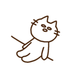 ゆるシンプルなねこ(LINEスタンプの日)（個別スタンプ：36）