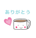 つぶらな目のコーヒーちゃん♡（個別スタンプ：1）