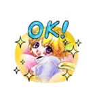 go！go！女の子（個別スタンプ：5）