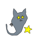 ロシアンブルーのねこしっぽおばけちゃん♡（個別スタンプ：11）