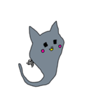 ロシアンブルーのねこしっぽおばけちゃん♡（個別スタンプ：20）