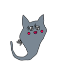 ロシアンブルーのねこしっぽおばけちゃん♡（個別スタンプ：25）