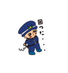 仲良しゆる警察とドロボー（個別スタンプ：9）