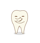 無口な歯のキャラ（個別スタンプ：1）