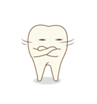 無口な歯のキャラ（個別スタンプ：2）