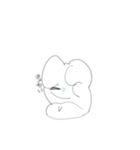 地雷踏みうさ（個別スタンプ：8）