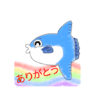 日常あいさつ お魚のイラスト（個別スタンプ：2）