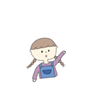 モテ子のおさげちゃん（個別スタンプ：2）