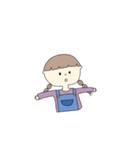 モテ子のおさげちゃん（個別スタンプ：5）