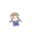 モテ子のおさげちゃん（個別スタンプ：10）