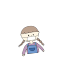 モテ子のおさげちゃん（個別スタンプ：16）