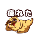 ムチムチパグのおもちちゃん（個別スタンプ：14）