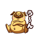 ムチムチパグのおもちちゃん（個別スタンプ：16）