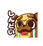 ムチムチパグのおもちちゃん（個別スタンプ：21）