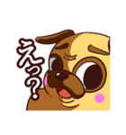 ムチムチパグのおもちちゃん（個別スタンプ：22）