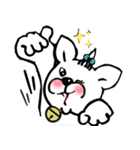 幸せを呼ぶしろねこ（個別スタンプ：8）