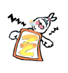 幸せを呼ぶしろねこ（個別スタンプ：9）